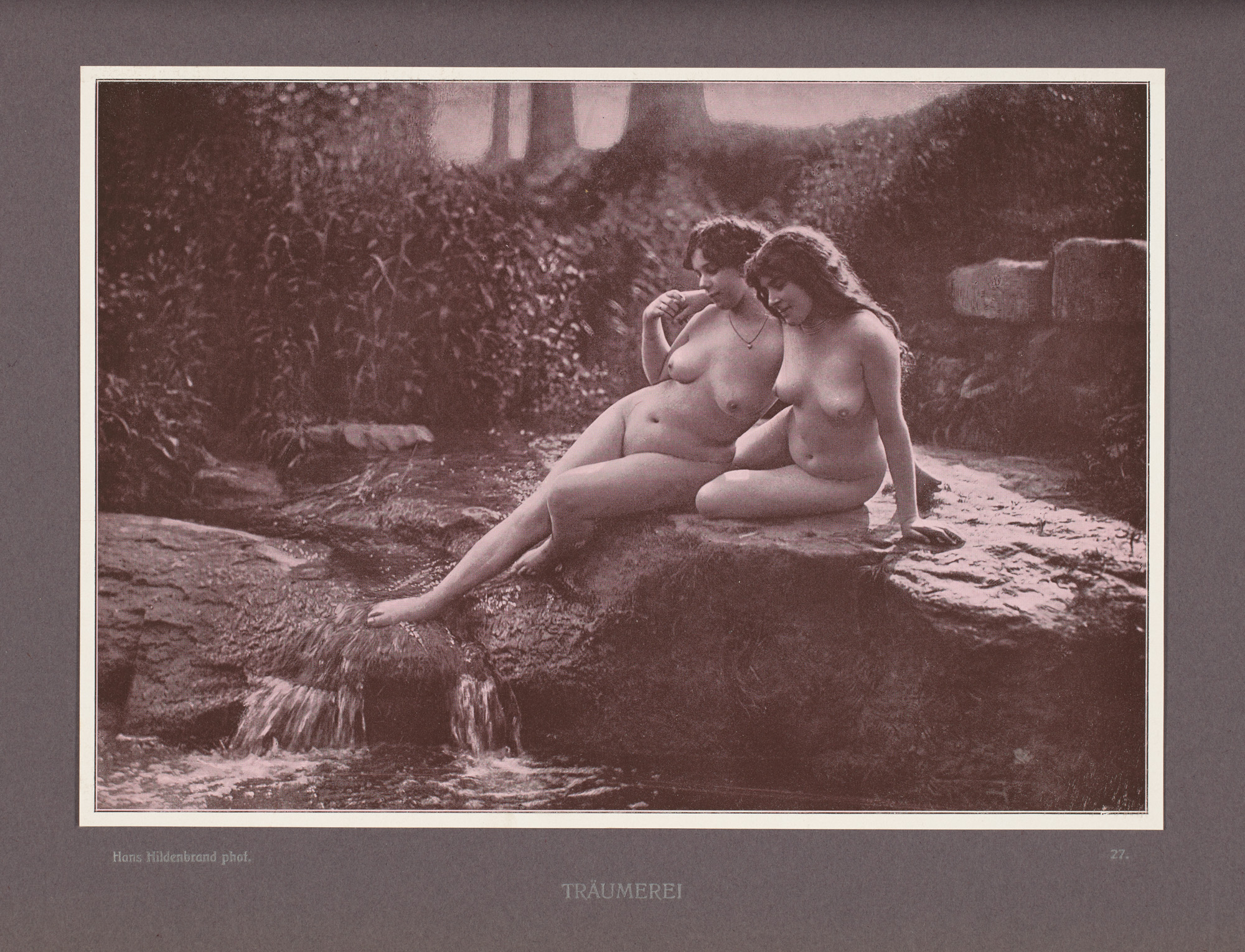 Hans Hildebrand, Träumerei, 1904 / Collection of the Finnish Museum of Photography. D2008:77/2/23.
