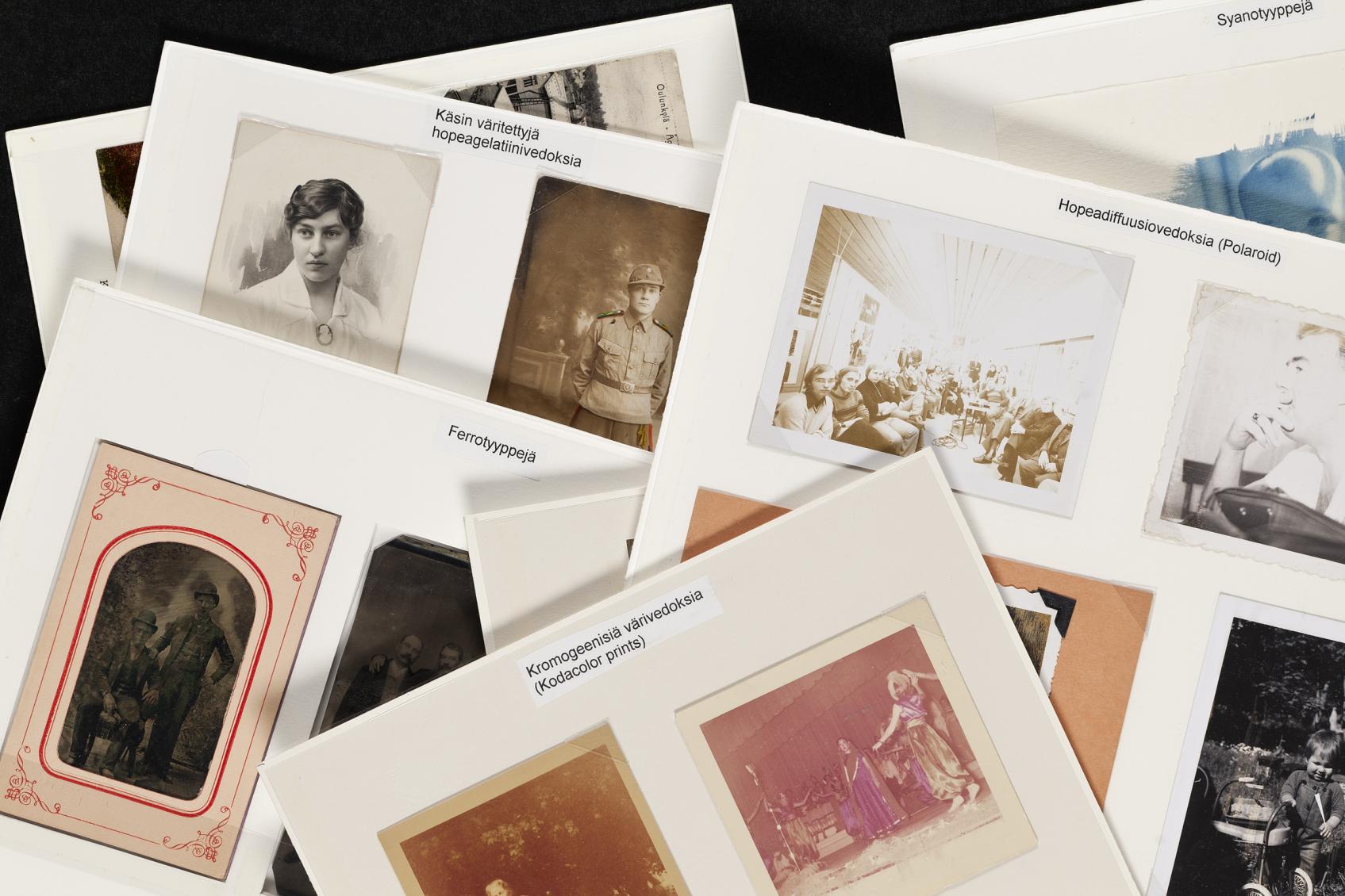 Valokuvien tunnistuksen opetussarjoja Suomen valokuvataiteen museosta.