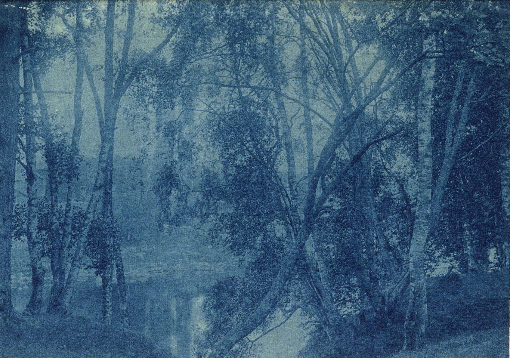 Johannes Schalin, n. 1900-1906: Nedgången till älven, seminariet. Suomen valokuvataiteen museo.