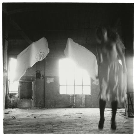 Francesca Woodman, From Angel series, Rome, Italy, 1977 © George and Betty Woodman