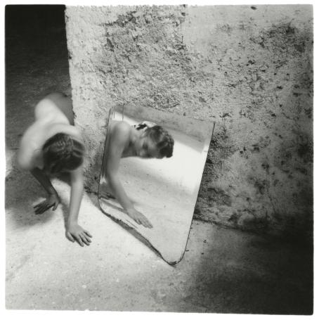 Francesca Woodman, Self-deceit #1, Rome, Italy, 1978 © George and Betty Woodman