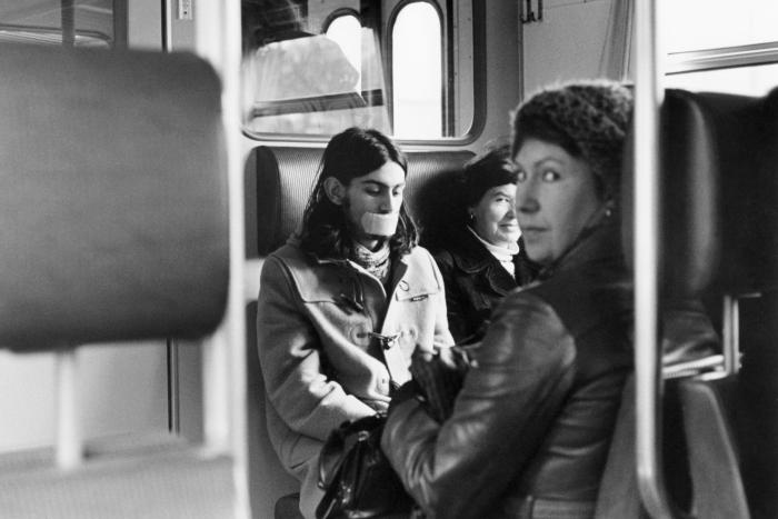 Adolfo Vera: yksityiskohta teoksesta Minun Helsinki, sarjasta 11/Sept, 1977